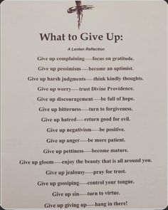 a poem written in black and white with the words what to give up on it