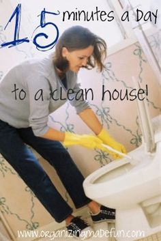 This really works...best schedule Ive seen to a clean house Clean House, House Cleaning Tips