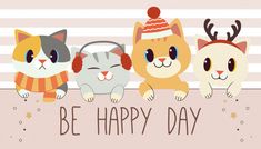 Doodles, Cute Cats, Cute Cat, Cute Christmas Backgrounds, Happy