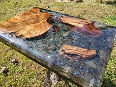 Wood, Woodwork, Wood Creations, Diy Resin Wood Table, Wood Resin Table, Home Depot