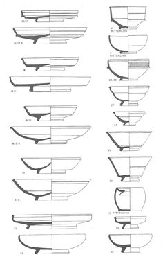 the diagram shows different types of boats in various stages and sizes, with their names on them