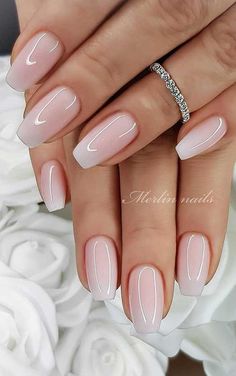 Browse these gorgeous acrylic nails, acrylic nail designs, and natural acrylic nails #acrylicnails #acrylicnaildesigns Bridal Nails, Wedding Nails Glitter, Wedding Nails Design, Wedding Nail Art Design, Bridal Nails Designs, Bride Nails, Simple Wedding Nails, Wedding Nail
