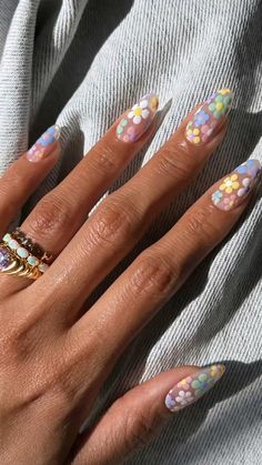 Spring Acrylic Nails, Almond Acrylic Nails, Classy Acrylic Nails, Coachella Nails, Gel Nails, Nail Polish, Coffin Nails, Nail Manicure, Pedicure