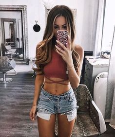 Pinterest-Denisse✨ Maxi Skirts, Trendy Outfits, Shorts, Cute Outfits, Cute Summer Outfits, Jumpsuit