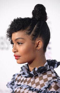 Create The Updo Of Your Dreams With This Yara Shahidi-Inspired Tutorial Braided Hairstyles, Yara Shahidi Hairstyles, Natural African American Hairstyles, Black Natural Hairstyles, Medium Hair Styles, Natural Hair Updo