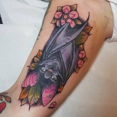 Traditional Tattoo, Bats Tattoo Design, Traditional Tattoo Inspiration
