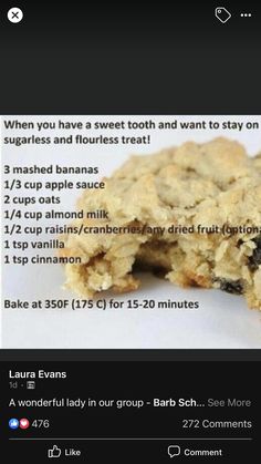 an image of a cookie bar with instructions on the bottom and in the top right corner