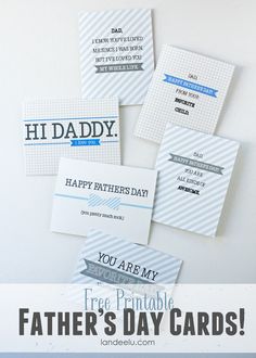 DIY - Father's Day Cards - Free PDF Printables Diy Father's Day, Fathers Day Crafts, Fathers Day Gifts, Diy Father's Day Gifts, Fathers Day Cards, Diy Father's Day Gifts Easy, Fathers Day, Gifts For Dad, Father's Day Diy