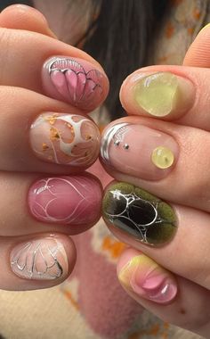 Japanese Nail Art, Korean Nails, Asian Nails, Korean Nail Art, Kuku, Ongles, Cute Nails, Dream Nails, Uñas