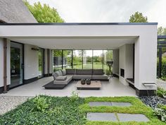 Spacious Villa by Martijn Veldman Interior Design « HomeAdore Facade, Orangery Extension, Veranda, Pergola