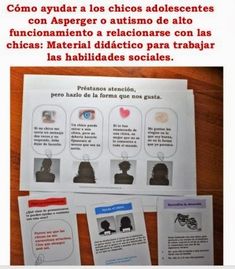 Anabel : " Un material valiosísimo preparado por Joel Shaul en su página www.autismteachingstrategies.com y traducido al castellano por ...