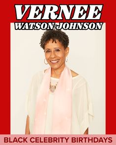 Vernee Watson-Johnson
BIOGRAPHY:  https://bit.ly/3LGz1pE

Born:  September 28, 1949

Find your Black Celebrities Birthday Twins: 
BlackCelebrityBirthdays.com September 28