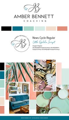 an advertisement for the new cycle regular, featuring images of furniture and accessories in pastel shades