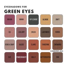 Green Eyes, Eye Make Up, Blue Eyes, Hazel Eyes, Bright Eyes, Younique Eyeshadow, Eyeshadow Color, Eye Color, Eyeshadow Pallets