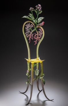 Incredibly Intricate Glasswork by Janis Miltenberger is Inspired by Mythology | Colossal Ceramics, Venetian Glass, Novelty Lamp, Murano Glass, Glass Design, Madera