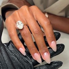 Jasmin Tookes, Nails Salon, Future Engagement Rings, Wedding Nails For Bride, Oval Ring, Bride Nails, Pinterest Boards, Dream Engagement Rings