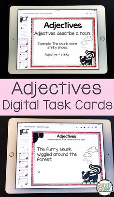 the digital task cards are designed to help students learn how to use them
