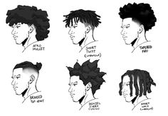 the different types of dreadlocks for black men with short and medium length hair