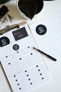 The Plumed Nest: Free Printable Goal Sheets Planner Pages, Printable Planner, Diy Planner, Journal Planner