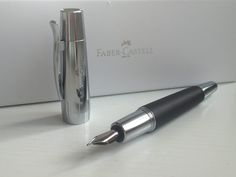 A video review of the Faber-Castell E-Motion fountain pen in black pear wood.    #Review #FaberCastell #FountainPen #Pen #Pens #PenAddict #Stationery Writing Instruments, Motion, Pear Wood