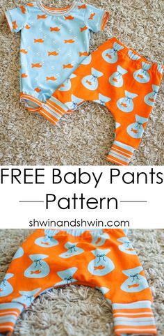 Free Baby Pants Pattern || PDF Pattern || Shwin&Shwin Baby Pants Pattern, Baby Knitting Patterns, Baby Patterns
