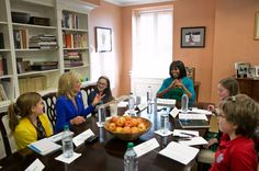 During an interview with kid reporters, the First Lady and Dr. Biden discussed their Joining Forces initiative and how kids can support military families, the inauguration and more, Jan. 18, 2013. Us Presidents, American First Ladies, Inside The White House