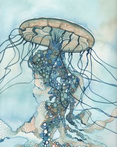 Tamara Phillips — jellyfish Ink Art