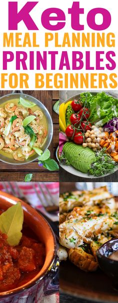 Keto meal planning for beginners that'll make being on the ketogenic diet easier and help with weight loss! These are perfect for easy menu planning for beginners on the keto diet! #ketodiet #keto #ketogenicdiet #mealplan #mealplanning Diet And Nutrition, Keto Diet Meal Plan, Low Carb Meal Plan