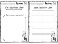 a worksheet with the words i'm a sydney chef and an image of a
