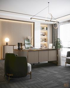 Ceo Office Design Luxury Modern