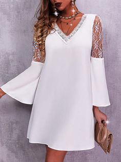 Regular Fit Lace Formal Dresses is fashionable and cheap, come to Justfashionnow to find out about the Clothing Women's A Line Dresses, Flare, Formal Dresses, Fitted Dress, Dresses For Work, Cheap Dresses Casual