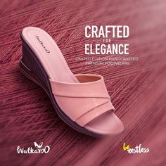 Make every pace bold and beautiful! Introducing the elegantly crafted limited-edition premium handcrafted footwear from Walkaroo!  #Walkaroo #Footwear #LimitedEdition #Premium #Handcrafted Layout, Slip On Sandal, Womens Sandals