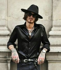 Urban, Rock Style, Vintage, Rock And Roll Outfits For Men, Rockstar Style Men, Men Rock Style, Rocker Outfit, Rocker Outfit Men