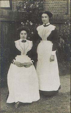 Maids early 1900's - this would have probably been my wardrobe!! Portraits, Maid, Women, Beautiful, Fotos, Portrait Pictures, Maid Outfit, Maid Uniform, Robe
