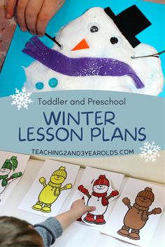 These toddler and preschool winter lesson plans are filled with learning activities that you can do in your classroom or homeschool. Let us do the work for you! #toddler #preschool #winter #lessonplans #curriculum #activities #classroom #homeschool #teachers #earlychildhood #education #teaching2and3yearolds Toddler Activities, Winter Preschool Lesson Plans, Preschool Winter Theme Lesson Plans