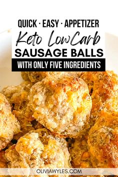 Popular, Sausage Balls Recipe, Keto Diet List, Sausage Balls, Keto Diet Breakfast, Quick And Easy Appetizers, Diet Breakfast Recipes
