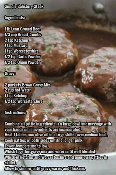 some meatballs are cooking in a pan with sauce and seasoning on them for the recipe