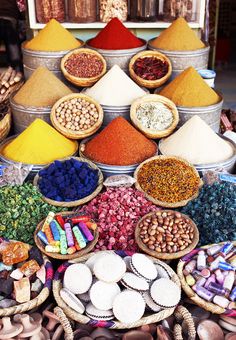 The Souk in Marrakech, Morocco | 21 Most Colorful And Vibrant Places In The World Destinations, Morocco, Places, Marrakesh, Morocco Travel, Pastry, Morroco