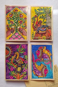 Ideas, Eid, Acrylic, Creative, Worli Painting