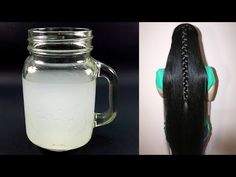 How to Prepare Fermented Rice Water for Super Glossy, Long & Silky Hair - YouTube New Hair, Peinados, Hair Rinse, Cabello Largo
