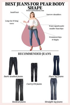 the best jeans for pear body shape and how to wear them in different ways info