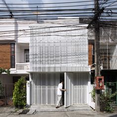 HSH House / A Milimetre House Design, Bangkok, Tiny House Design, Facade House, Architecture House, Narrow House