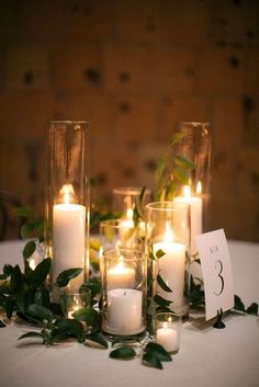 Rustic Wedding Decorations, Candlelit Reception, Candlelit