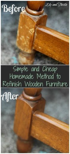 Simple and Cheap Homemade Method to Refinish Wooden Furniture Old Dressers, Furniture Makeover, Furniture Repair, Redo Furniture, Antique Desk, Furniture Restoration, Desk Cabinet, Old Furniture, Furniture Projects