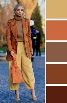 Model, Contrast Outfit, Palette