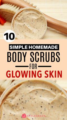Body Scrubs, Best Body Scrub, Homemade Body Scrub, Body Scrub Recipe, Natural Skin Care, Home Remedies For Hair, Dry Skin