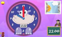 AUTISMO Y EDUCACIÓN: Una App para trabajar y aprender las horas... " Aprende las horas del reloj " Early Childhood Education, Early Childhood, Reading, Learning Clock, 10 Things, Different Games