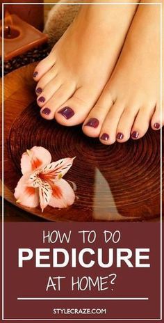 How To Do Pedicure, Diy Pedicure, Pedicure At Home, Pedicure Station, Health And Beauty, Manicure And Pedicure