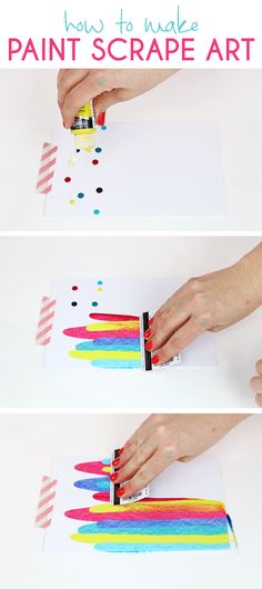 this is an easy art project for kids to do