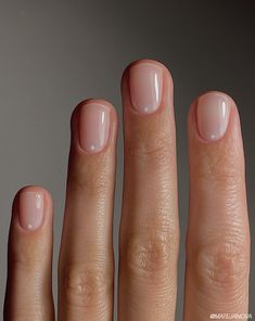 Soap Nails Are The New Low-Maintenance Manicure of 2024 - Bangstyle - House of Hair Inspiration Nude Nails, Nail Trends, Natural Nails